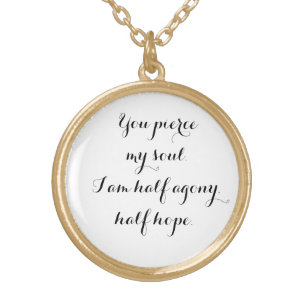 Love necklace inspired by Jane Austen's Persuasion