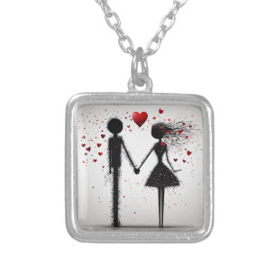 Love-Necklace Silver Plated Necklace