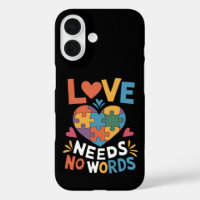 Love Needs No Words Autism Awareness