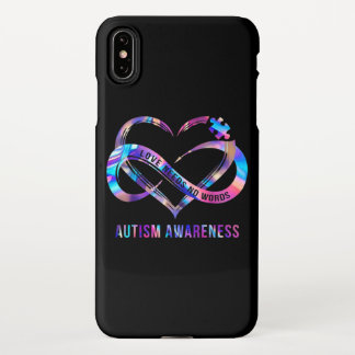 Love Needs No Words Autism Awareness iPhone XS Max Case