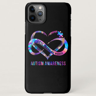 Love Needs No Words Autism Awareness iPhone 11Pro Max Case