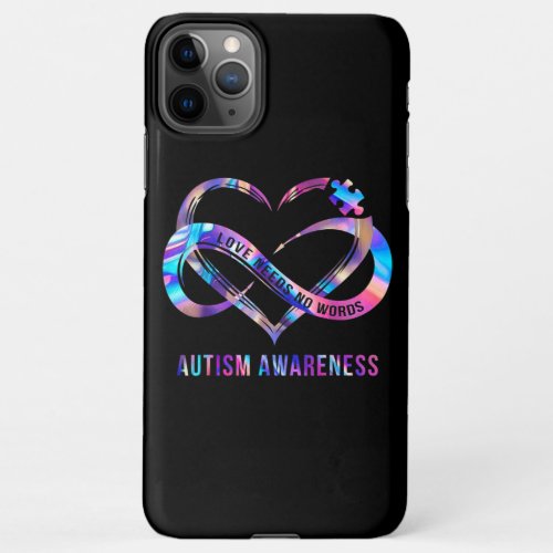Love Needs No Words Autism Awareness iPhone 11Pro Max Case
