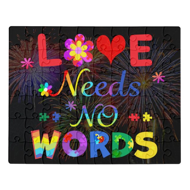 Love Needs No Words Jigsaw Puzzle (Puzzle Horizontal)