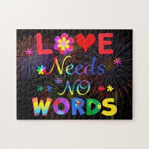Love Needs No Words Jigsaw Puzzle