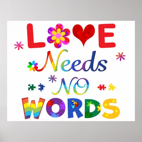 Love Needs No Words Poster