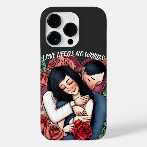 Love needs no words T_Shirt Case_Mate iPhone 14 Pro Case