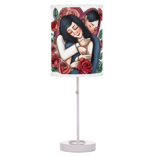 Love needs no words table lamp