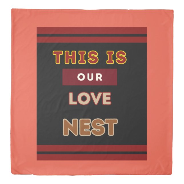 Love Nest Couple's Blanket (Front)