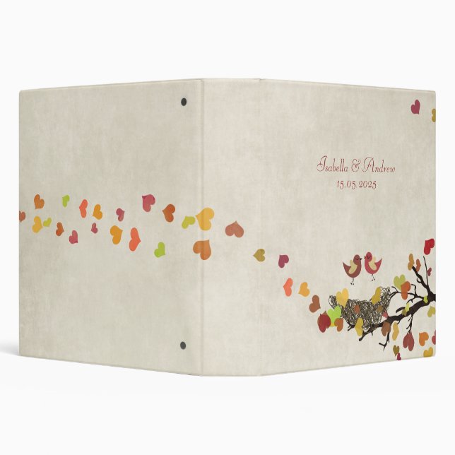 Love Nest  Wedding Photo Album Binder (Background)