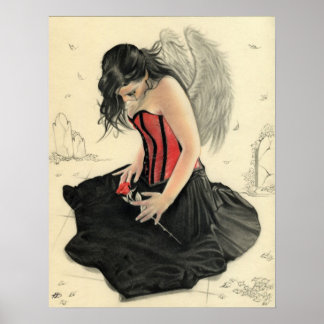 Love never dies mourning Angel Poster