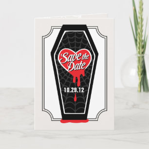 "Love Never Dies" Save the Date card