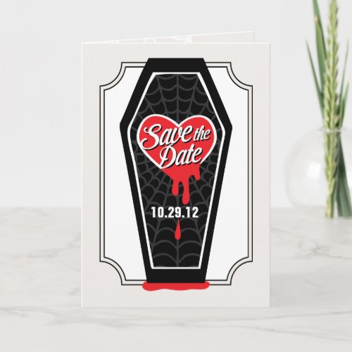 Love Never Dies Save the Date card