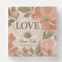 LOVE NEVER FAILS | Christian Wedding Gift