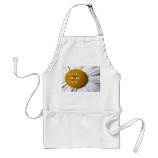 Love Never Fails Daisy 1 Corinthians 13 Adult Apron