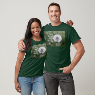 Love Never Fails Dandelion1 Corinthians 13 T-Shirt