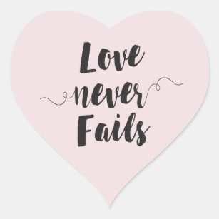 Your Love Never Fails Sticker