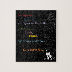 Love Never Fails Jigsaw Puzzle