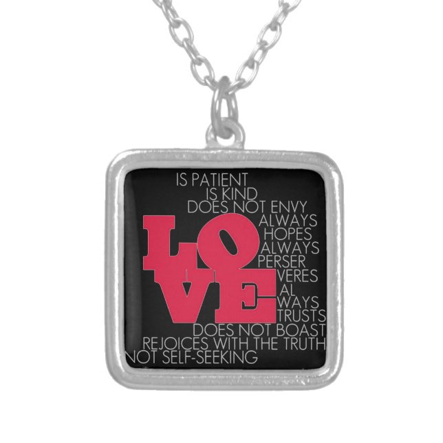 Love Never Fails - Necklace (Front)