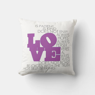 Love Never Fails Pillow