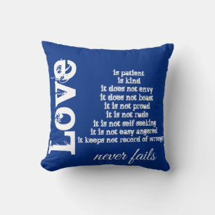 Love Never Fails Pillow