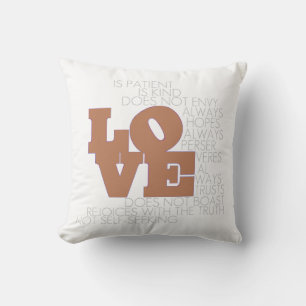 Love Never Fails Pillow