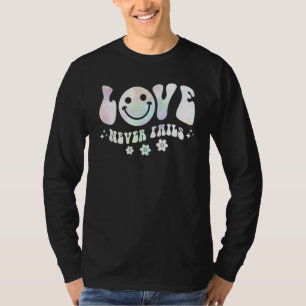 Love Never Fails Positivity Quotes Aesthetic Words T-Shirt