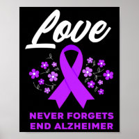 Love Never Forgets End Alzheimer Alzheimer's Aware