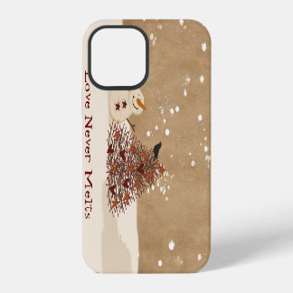 Love Never Melts Snowman  iPhone 12 Case