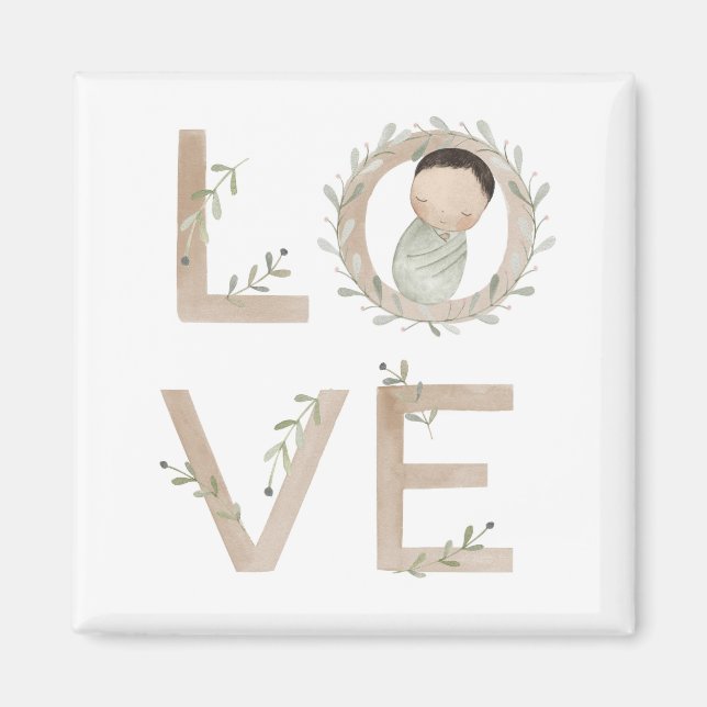Love |  New Baby Magnet (Front)