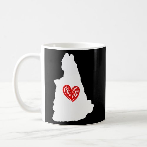 Love New Hampshire Heart Coffee Mug
