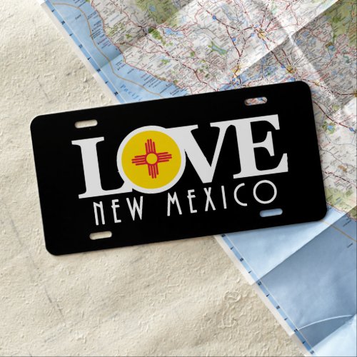LOVE New Mexico License Plate