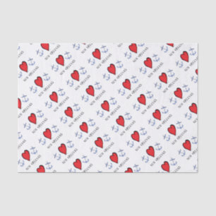 love new orleans tissue paper