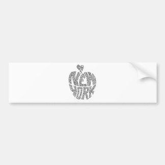 LOVE NEW YORK BUMPER STICKER