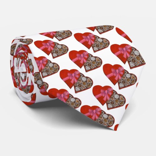 Love New York City Valentine NYC Box of Chocolates Neck Tie