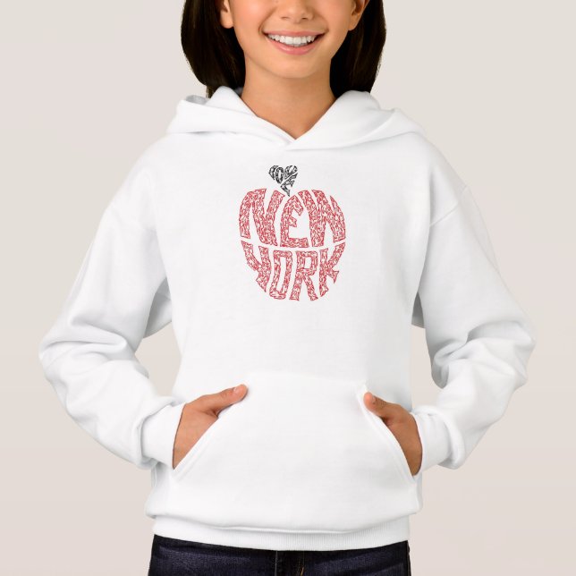 LOVE NEW YORK - MINIFACES HOODIE (Front)