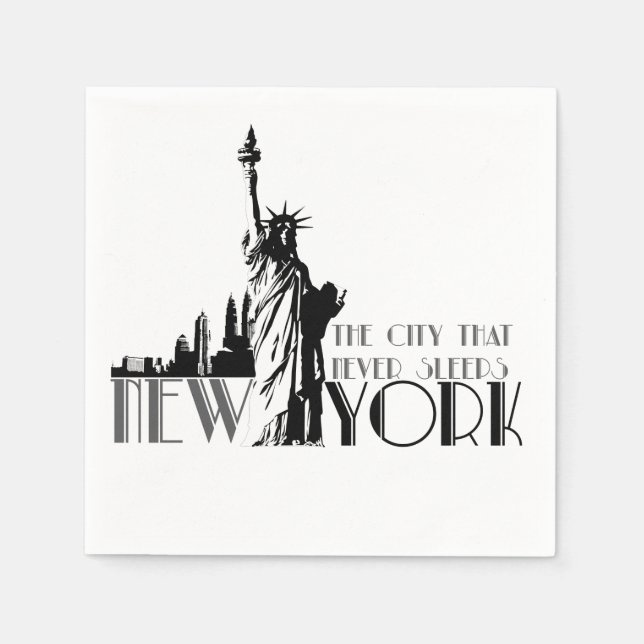Love New York Paper Napkins (Front)