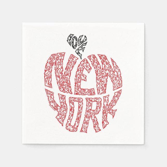 LOVE NEW YORK PAPER NAPKINS (Front)