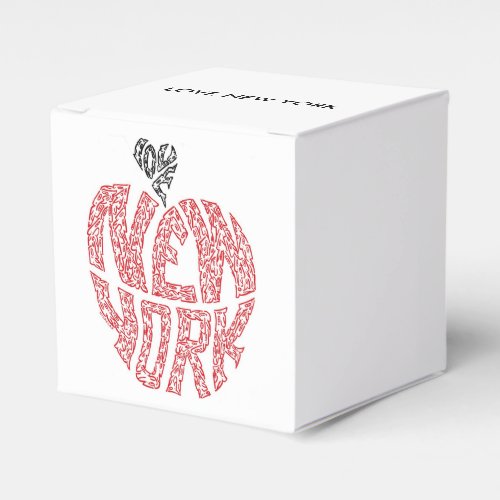 LOVE NEW YORK _ THE BIG APPLE FAVOR BOXES