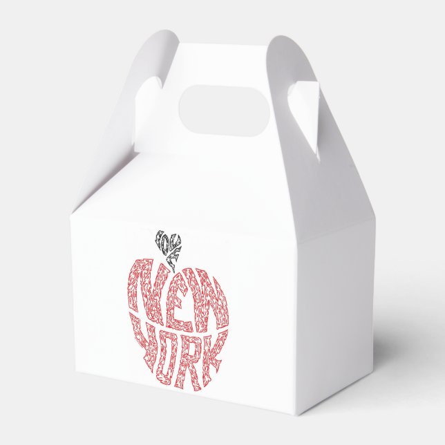 LOVE NEW YORK - THE BIG APPLE FAVOR BOXES (Front Side)