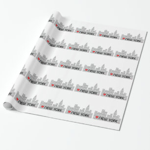 Love NEW YORK Wrapping Paper