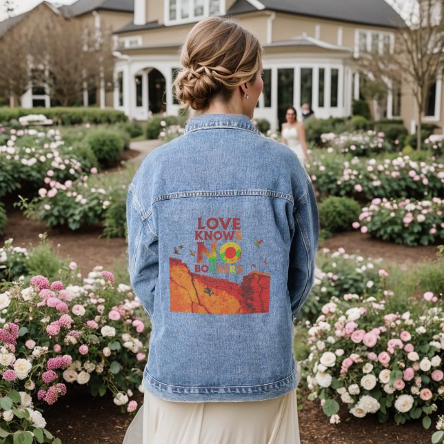 love no denim jacket (Wedding Back)