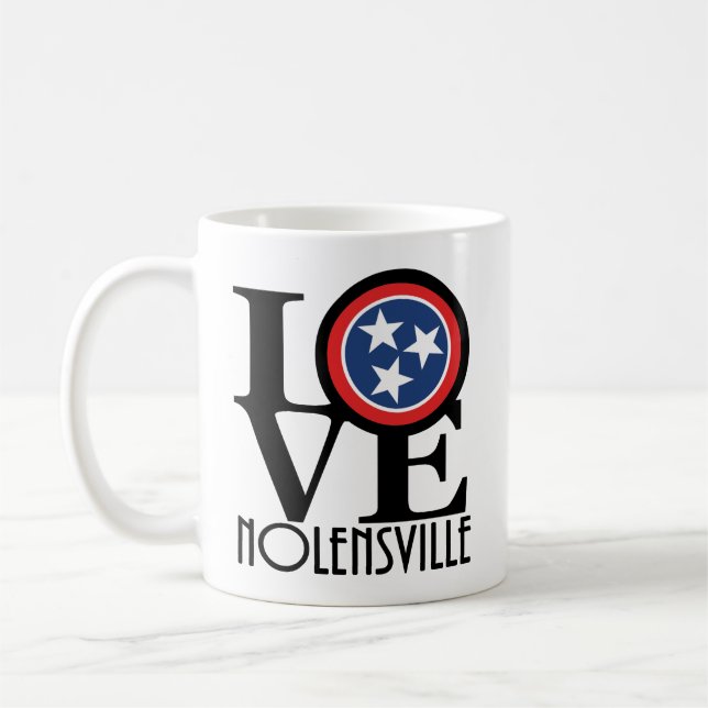 LOVE Nolensville Tennessee 11oz Coffee Mug (Left)