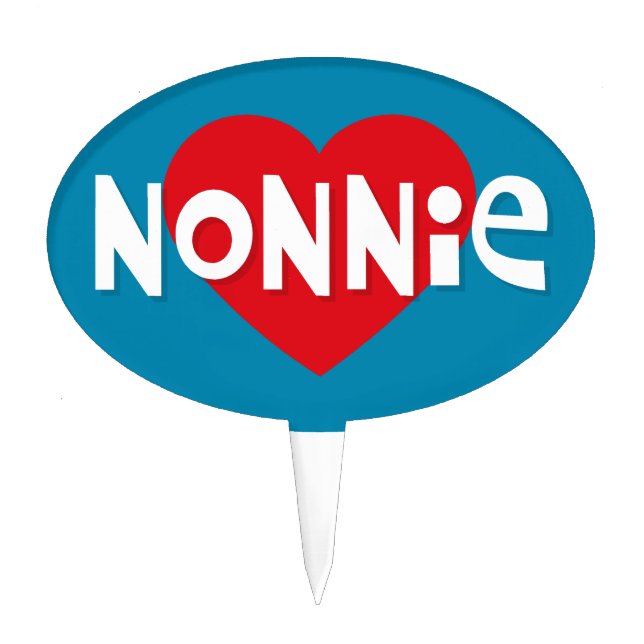 Love NONNIE Cake Topper (Front)