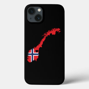Love Norway Gift Norwegian Pride Heart iPhone 13 Case