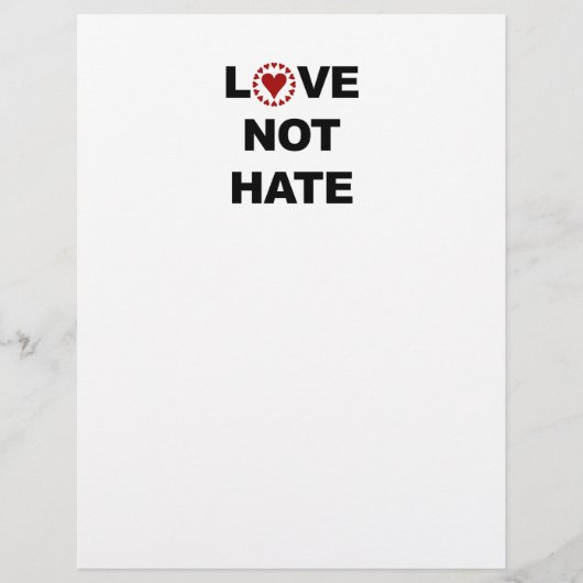 LOVE NOT HATE (Front)