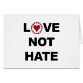 LOVE NOT HATE (Front Horizontal)