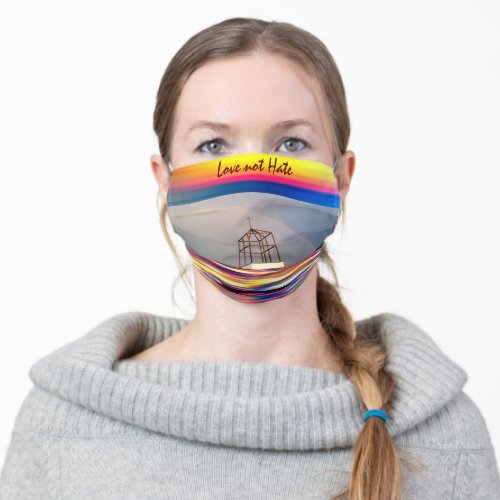 Love Not Hate Adult Cloth Face Mask