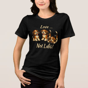 Love Not Labs Beagle Lovers Tri-Blend Shirt