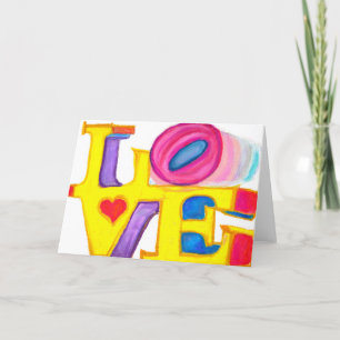 LOVE Note Card <Blank Inside>