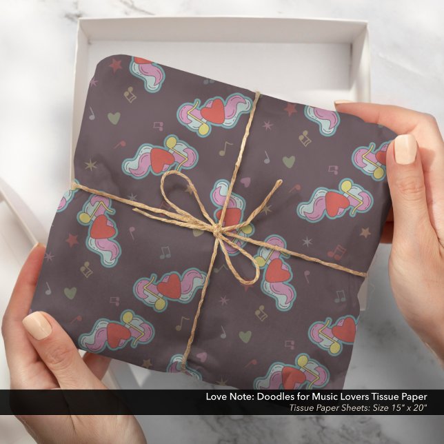 Love Note: Doodles for Music Lovers Tissue Paper (Love Note: Doodles for Music Lovers Tissue Paper)